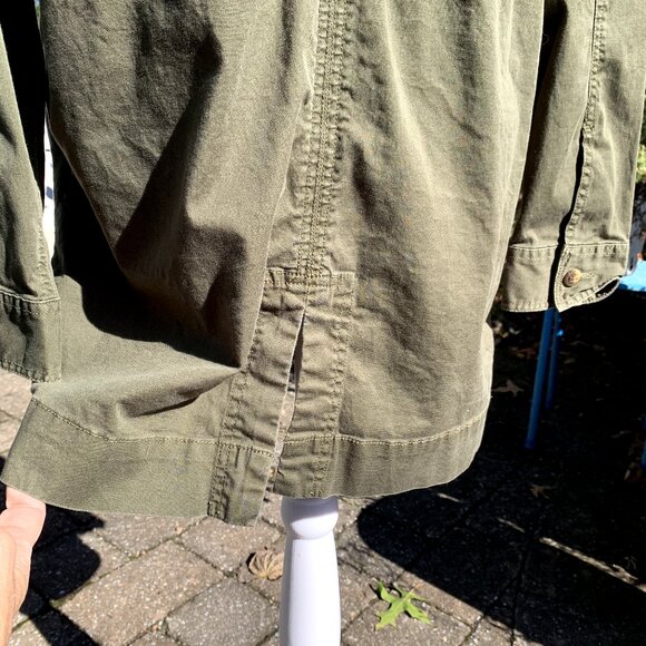 CAbi Army Green Anorak Military Utility Cargo Jacket - Picture 11 of 15